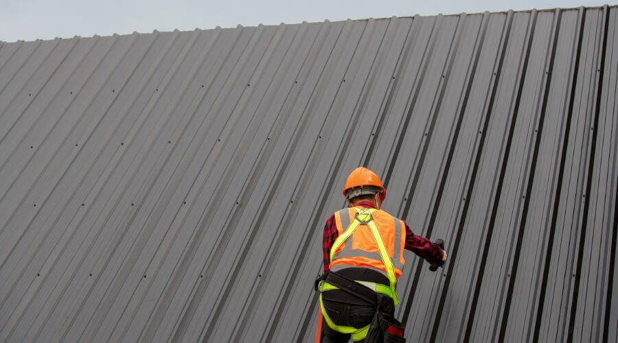 Professional metal roof installation services in Midland, PA
